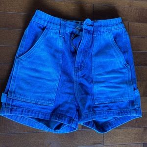 Size M two toned high wasted jean shorts